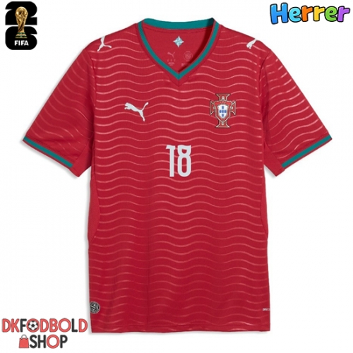 Portugal Pedro Neto #18 Hjemmebanetrøje VM 2026 Kort ærmer